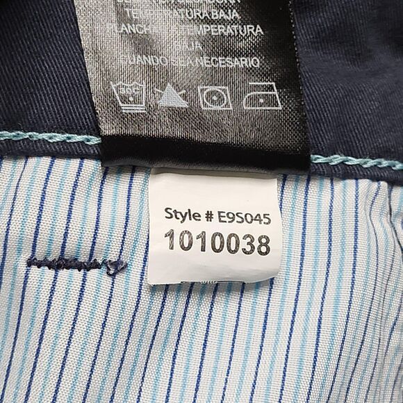 English Laundry Pants Mens 36x30 Navy Blue Chino Straight Casual Stretch E9S045 - Picture 10 of 10